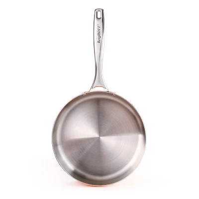 BergHOFF Vintage Copper Tri-Ply 8" Deep Skillet, Polished, Gold 6 BergHOFF Vintage Copper Tri-Ply 8" Deep Skillet, Polished, Gold - Image 6