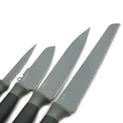 BergHOFF Balance 4Pc Nonstick Knife Set, Recycled Material, Protective Sleeve Included -BergHOFF Store GUEST 01801037 3059 46f6 8b0e 0926f7de9f56