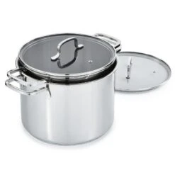 BergHOFF Helix Recycled 18/10 Stainless Steel Stockpots With Glass Lid -BergHOFF Store GUEST 02be770d d620 4a25 ad93 3550cd1c2a77