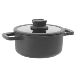 BergHOFF Stone Non-stick Stockpot, Glass Lid