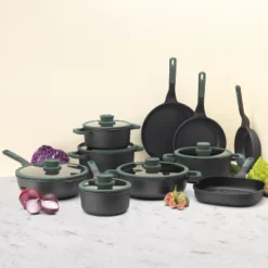 BergHOFF Forest Non-stick Cast Aluminum Grill Pan 10.25" -BergHOFF Store GUEST 0b2e622f 6a7f 43d9 83f3 ea747a82625e 1