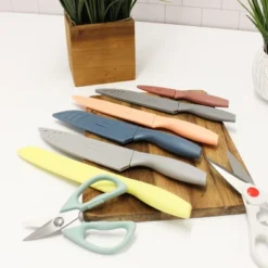 BergHOFF 15Pc Kitchen Knife Set, Stainless Stee, PP Sleeves, Nonstick Blade, Multicolor 20 BergHOFF 15Pc Kitchen Knife Set, Stainless Stee, PP Sleeves, Nonstick Blade, Multicolor -BergHOFF Store GUEST 0c96bbb9 22f0 4350 a867 42ae5bc2c16c