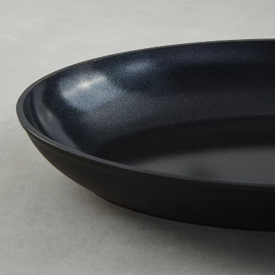 BergHOFF Helix Nonstick Ceramic 13.25" X 9.5" Fish Pan 2qt., Recycled Aluminum, Black 2 BergHOFF Helix Nonstick Ceramic 13.25" X 9.5" Fish Pan 2qt., Recycled Aluminum, Black - Image 2