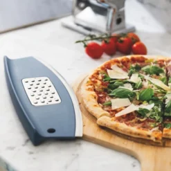 BergHOFF Leo 11.75" Pizza Slicer & Grater, Blue -BergHOFF Store GUEST 1199bdf8 ceae 49ce b234 9df1b3e091e9