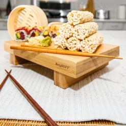 BergHOFF 13Pc Bamboo Set, Sushi Serving Trays, Steamers, Chopsticks -BergHOFF Store GUEST 11b59354 a54f 496a a1fb 334dad18f048