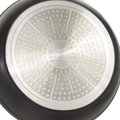 BergHOFF Essentials 5Pc Non-stick Hard Anodized Cookware Starter Set With Glass Lid, Black 3 BergHOFF Essentials 5Pc Non-stick Hard Anodized Cookware Starter Set With Glass Lid, Black - Image 3