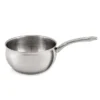 BergHOFF Belly Shape 18/10 Stainless Steel Sauce Pan With Stainless Steel Lid