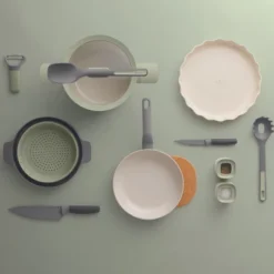 BergHOFF Balance Stone Rippled Pie Dish 11", 1.59qt., Moonbeam 16 BergHOFF Balance Stone Rippled Pie Dish 11", 1.59qt., Moonbeam -BergHOFF Store GUEST 2380bf57 e4b0 4b90 8d75 62fbe1092a1b 1