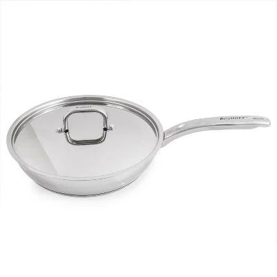 BergHOFF Belly Shape 18/10 Stainless Steel 4Pc Skillet & Saucepan Set, Metal Lid 3 BergHOFF Belly Shape 18/10 Stainless Steel 4Pc Skillet & Saucepan Set, Metal Lid - Image 3