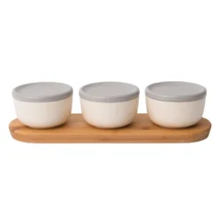 BergHOFF LEO Bamboo Serving Bowls Set With Tray, 9oz Each, White 14 BergHOFF LEO Bamboo Serving Bowls Set With Tray, 9oz Each, White -BergHOFF Store GUEST 28187d4d d364 41fd 9a6a 758201c392d9
