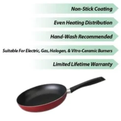 BergHOFF Geminis Cast Aluminum Non-stick Fry Pan, Red -BergHOFF Store GUEST 299924bb 60c4 47ec baad fefd7790db75