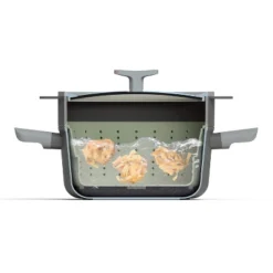 BergHOFF Balance Non-stick Silicone Collapsible Steamer Basket & Strainer 10", Recycled Material, Sage 13 BergHOFF Balance Non-stick Silicone Collapsible Steamer Basket & Strainer 10", Recycled Material, Sage -BergHOFF Store GUEST 2ea3f084 b0a2 4db2 9f1b e9e2e3877cb6