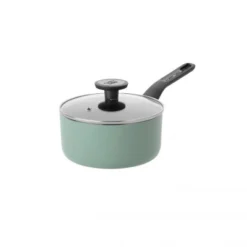 BergHOFF Sage And Slate Non-stick Aluminum Saucepan With Glass Lid -BergHOFF Store GUEST 319c6416 317a 432c 99ba f00bdecd422e