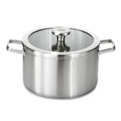 BergHOFF Graphite Recycled 18/10 Stainless Steel Stockpot With Glass Lid -BergHOFF Store GUEST 34a8c0f0 5ff0 4a42 996f 78f954c6e77f