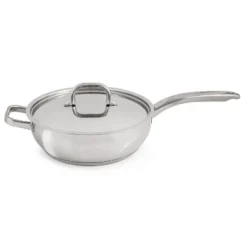 BergHOFF Belly Shape 18/10 Stainless Steel Skillet With Stainless Steel Lid -BergHOFF Store GUEST 35d4e466 3a10 473e a041 fe40aca7e0f9