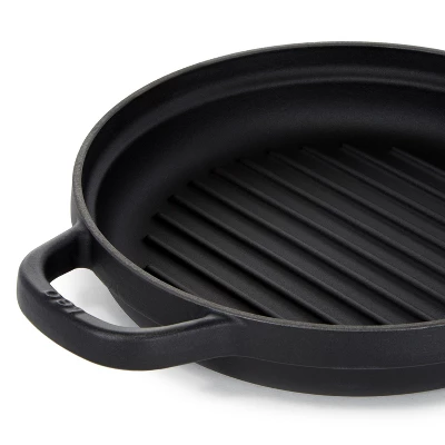 BergHOFF Graphite Enamel Cast Iron Round Grill Pan 10.25" 6 BergHOFF Graphite Enamel Cast Iron Round Grill Pan 10.25" - Image 6