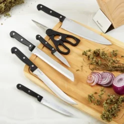 BergHOFF Pica Stainless Steel 7Pc Knife Block Set -BergHOFF Store GUEST 387c730b fd15 42c8 8239 3faaf94bc85e