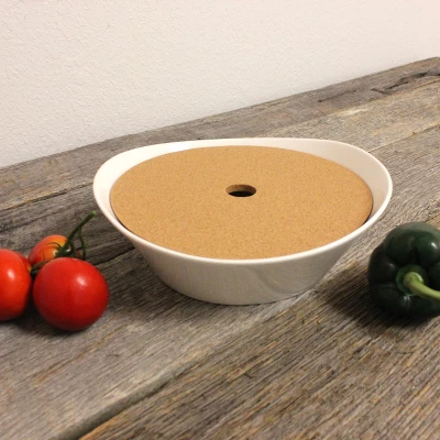 BergHOFF Eclipse 11" Porcelain Covered Pasta Bowl, White 2 BergHOFF Eclipse 11" Porcelain Covered Pasta Bowl, White - Image 2