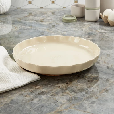 BergHOFF Balance Stone Rippled Pie Dish 11", 1.59qt., Moonbeam 7 BergHOFF Balance Stone Rippled Pie Dish 11", 1.59qt., Moonbeam - Image 7