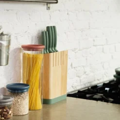 BergHOFF Forest Stainless Steel 6Pc Knife Block Set -BergHOFF Store GUEST 3bcccb85 b879 41be b636 eb4a3cdafae0