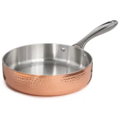 BergHOFF Vintage Tri-Ply Copper Deep Skillet, Hammered, Gold 15 BergHOFF Vintage Tri-Ply Copper Deep Skillet, Hammered, Gold -BergHOFF Store GUEST 3e51fed6 da79 456e bb79 db3285b261c2