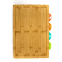 BergHOFF Bamboo Cutting Board With 4Pc Flexible Plastic Cutting Board Inserts, 16.5x 11.8x 1.1" -BergHOFF Store GUEST 3f53e18b ca35 477b 9399 851af1fdf01f