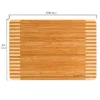 BergHOFF Bamboo Rectangle Cutting Board, Two-tone Stripe, 13"x9"x0.6" -BergHOFF Store GUEST 45da46d1 6bc8 4583 82e5 8cd3fb972e1e