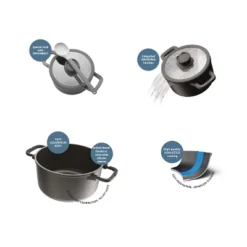 BergHOFF Stone 11Pc Non-stick Cookware Set With Glass Lids 18 BergHOFF Stone 11Pc Non-stick Cookware Set With Glass Lids -BergHOFF Store GUEST 46515141 d986 4087 8f15 8f5033e29023