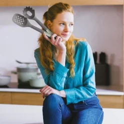 BergHOFF Balance Non-stick Nylon Pasta Spoon 12", Recycled Material