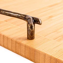 BergHOFF Bamboo Tray With Wrought Iron Handles, 15.5" -BergHOFF Store GUEST 49e871bb 4b86 4d37 8fe2 eb003ddb4021