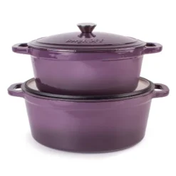 BergHOFF Neo 4Pc Cast Iron Cookware Set, 5qt. & 8qt. Oval Dutch Ovens, Matching Lids -BergHOFF Store GUEST 4b754a31 4b44 4d0e ba47 b3b1d9cf0435