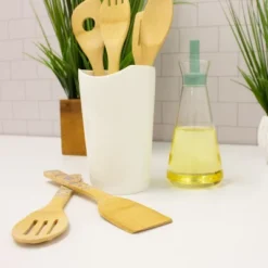 BergHOFF Patterned Bamboo 6Pc Utensil Set, Blue -BergHOFF Store GUEST 4ba6311c f6a1 4dce b87e 62a8e1024015