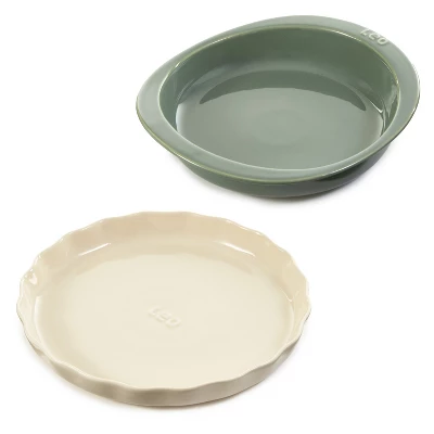 BergHOFF Balance Stone Rippled Pie Dish 11", 1.59qt., Moonbeam 3 BergHOFF Balance Stone Rippled Pie Dish 11", 1.59qt., Moonbeam - Image 3