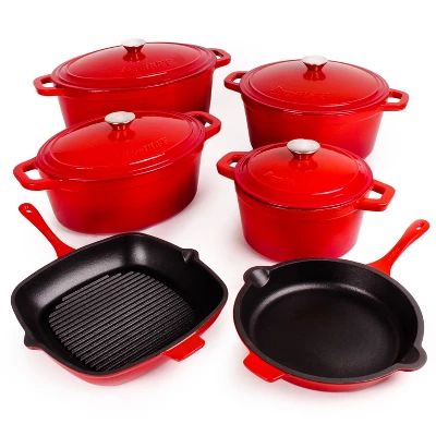 BergHOFF Neo 10Pc Cast Iron Cookware Set With Matching Lid, Oven-Safe Up To 400 Degrees 14 BergHOFF Neo 10Pc Cast Iron Cookware Set With Matching Lid, Oven-Safe Up To 400 Degrees - Image 14