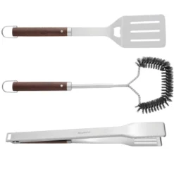 BergHOFF Essentials 3Pc BBQ Tool Set, Wood Handle -BergHOFF Store GUEST 550d2d44 5c27 4f3b bfc5 499323cb6192