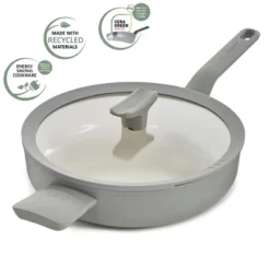 BergHOFF Balance Non-stick Ceramic Sauté Pan 10.25", 3.1qt. With Glass Lid, Recycled Aluminum 13 BergHOFF Balance Non-stick Ceramic Sauté Pan 10.25", 3.1qt. With Glass Lid, Recycled Aluminum -BergHOFF Store GUEST 55885a97 93bb 4fd2 8486 cfe6ccb05ae8