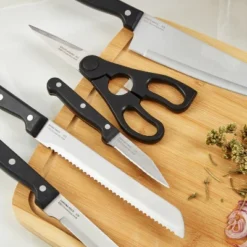 BergHOFF Pica Stainless Steel 7Pc Knife Block Set -BergHOFF Store GUEST 56f2cd45 b902 42a6 8a0f d38b54c68cd4