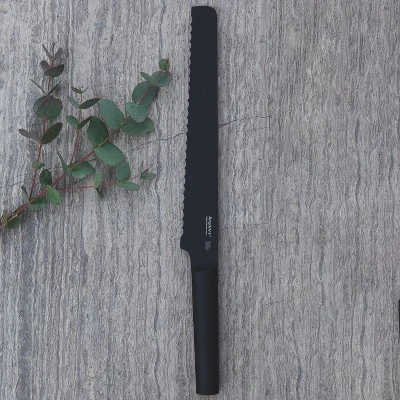 BergHOFF RON Non-stick Bread Knife, Titanium PVD Coating, Black 1 BergHOFF RON Non-stick Bread Knife, Titanium PVD Coating, Black