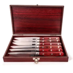 BergHOFF Pakka Stainless Steel Steak Knife Set -BergHOFF Store GUEST 5f7c9e1c 25a3 4044 b0ba 2aa7cf7abc8e