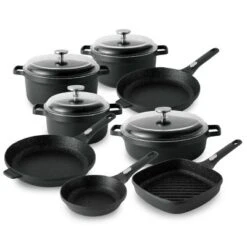 BergHOFF GEM Nonstick Cookware Set, Black -BergHOFF Store GUEST 5face296 cb7c 4d65 b99f 97abc2e5c469