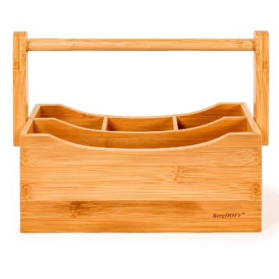 BergHOFF 4-Compartment Bamboo Flatware Caddy 5 BergHOFF 4-Compartment Bamboo Flatware Caddy - Image 5