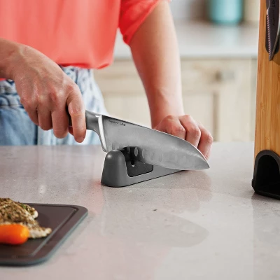 BergHOFF Leo Two-Stage Knife Sharpener With Non-slip Base 1 BergHOFF Leo Two-Stage Knife Sharpener With Non-slip Base