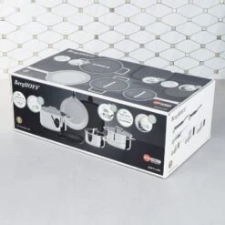 BergHOFF Helix 9Pc Cookware Set With Glass Lids, Nonstick Pans, Recycled Material -BergHOFF Store GUEST 6b640546 5bd8 4873 a30c fa8142fb1f3b