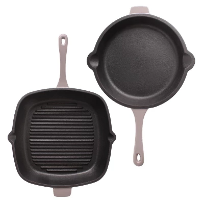 BergHOFF Neo 2Pc Cast Iron Cookware Set, 10" Fry Pan & 11" Grill Pan 15 BergHOFF Neo 2Pc Cast Iron Cookware Set, 10" Fry Pan & 11" Grill Pan - Image 15