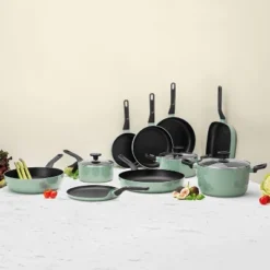 BergHOFF Sage And Slate Non-stick Aluminum Frying Pan -BergHOFF Store GUEST 6f31ef8f 07c1 4ad3 9217 e1da05fcfa41