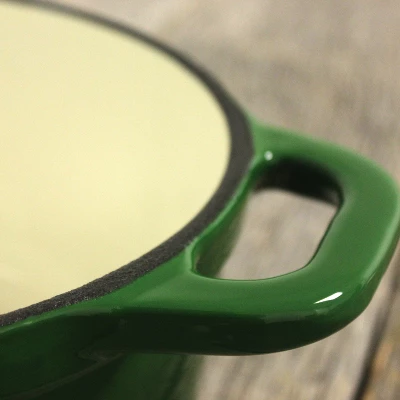 BergHOFF Neo 5Qt. Cast Iron Oval Covered Dutch Oven 1 BergHOFF Neo 5Qt. Cast Iron Oval Covered Dutch Oven