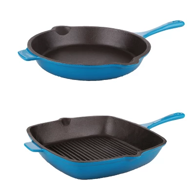 BergHOFF Neo 2Pc Cast Iron Cookware Set, 10" Fry Pan & 11" Grill Pan 11 BergHOFF Neo 2Pc Cast Iron Cookware Set, 10" Fry Pan & 11" Grill Pan - Image 11