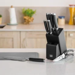 BergHOFF Graphite Stainless Steel Santoku Knife 7" -BergHOFF Store GUEST 77a788ae 5a83 4d17 8aaf 3eaebcb7f64e