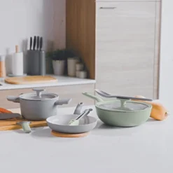 BergHOFF Balance Non-stick Ceramic 2Pc Frying Pan 9.5" And Nylon Turner 13.75", Recycled Aluminum, Moonmist 13 BergHOFF Balance Non-stick Ceramic 2Pc Frying Pan 9.5" And Nylon Turner 13.75", Recycled Aluminum, Moonmist -BergHOFF Store GUEST 7824d471 9b91 414a ae9c c55d35446154 1