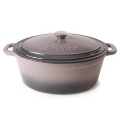 BergHOFF Neo 8Qt. Cast Iron Oval Dutch Oven, Matching Lid -BergHOFF Store GUEST 7ca0c87a 1fef 4669 9087 7e8923e32913